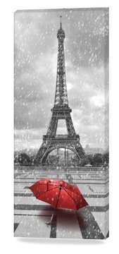 ПАРИЖ1 60x150 холст картина город Эйфелева башня