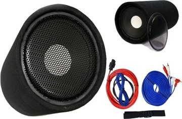 SUPER BASS 600W САБВУФЕР С УСИЛИТЕЛЕМ + КАБЕЛИ