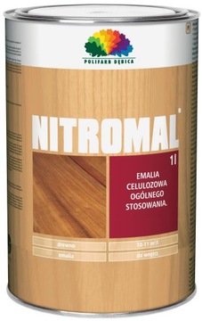 NITROMAL ЭМАЛЬ НИТРО ДЕРЕВО МЕТАЛЛ МАТОВЫЙ ЧЕРНЫЙ