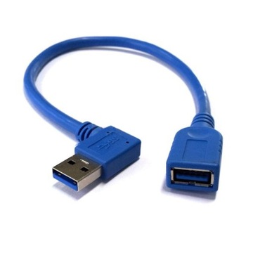 Кабель-подовжувач USB 3.0 AM-AF лівий 0,3 м