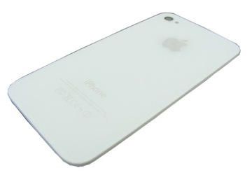 Стеклянная крышка батарейного отсека для iPhone 4S белая