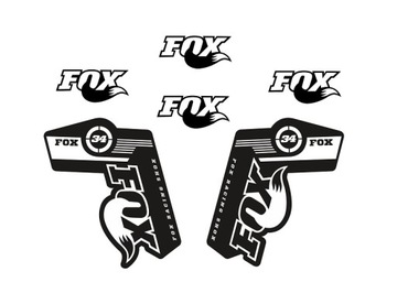 Набір наклейок на вилку FOX для велосипедних наклейок