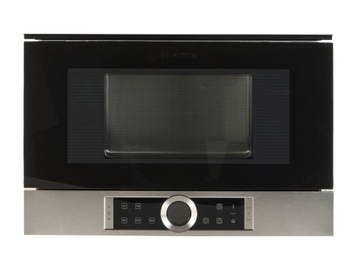Kuchenka mikrofalowa do zabudowy Bosch BFL634GS1 900W czarna