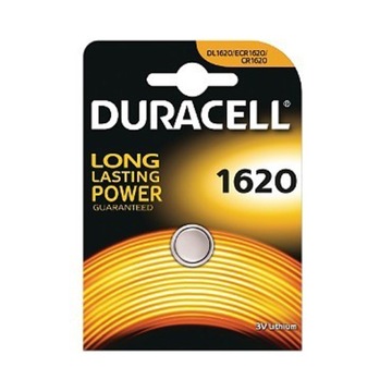 DURACELL LITHIUM BATTERY Кнопка плоская CR1620 3V 1 шт.