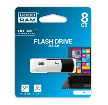 USB-накопитель Goodram 8 ГБ UCO2 Black&White USB 2.0