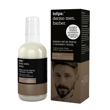 TOŁPA Dermo Barber balsam-żel do twarzy wrażliwej z zarostem i brodą 75ml