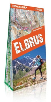 Elbrus; laminowana mapa trekkingowa 1:50 000