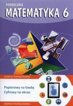 Matematyka z plusem 6 podręcznik UŻYWANY 4-