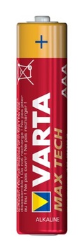 4 батарейки типа AAA LR03 Varta Longlife Max Power 1,5 В