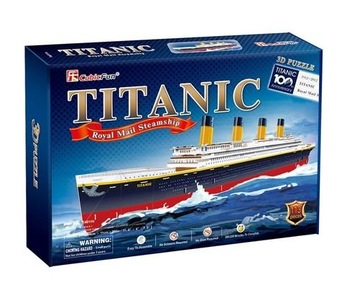 CUBIC FUN Puzzle 3D TITANIC Duży Cubicfun 113 ELEMENTY T4011H