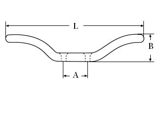 НЕРЖАВЕЮЩИЙ, КИСЛОУСТОЙЧИВЫЙ ФЛАГ CLEE A4 L=114MM