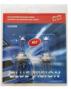 ŻARÓWKI 12V - H7- 55W XENON- BLUE VISION -2SZT