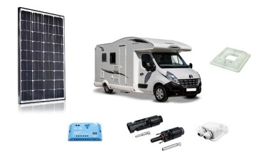 ZESTAW SOLARNY NA KAMPERA SOLAR KAMPER 130W GW FV