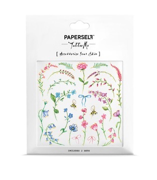 Мини-тату букета для детей, моющиеся Paperself