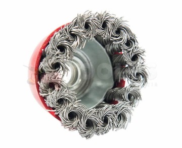 SZCZOTKA DRUCIANA 65MM DRUT SKRĘCANY M14 65 MM