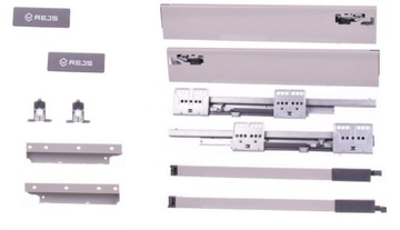 REJS szufladka comfort box L-400 wysoka 204 szara