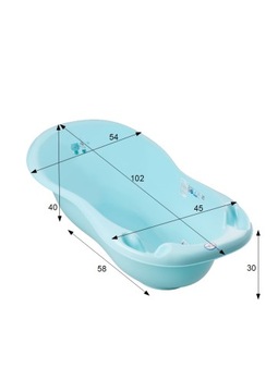 BATHBATH 102 LARGE LUX ТЕРМОМЕТР ДЛЯ ВАННЫ, розовый