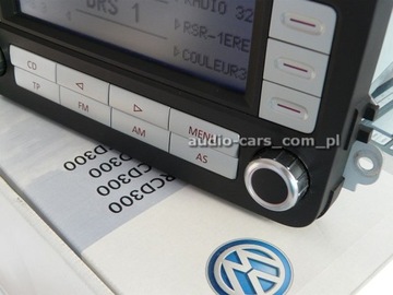 РАДИО VW RCD300 MP3 GOLF PASSAT CADDY TOURAN JETTA