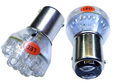 żarówka 24 LED Bay15d P21/5W BIAŁA 2 włókna 12V RS