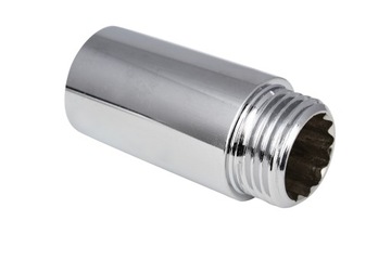 CHROM PRZEDŁUŻKA CHROMOWANA 1/2 L-40mm ŁĄCZNIK