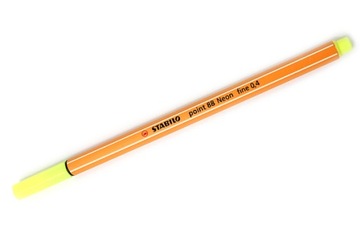 Cienkopis 0.4mm żółty neonowy Point Stabilo 88/024