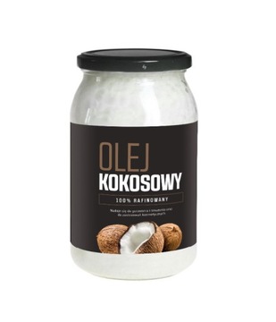 OLEJ KOKOSOWY CZYSTY NATURALNY 900ml DO SMAŻENIA