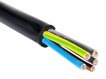 Kabel przewód ziemny YKY 5x1,5 RE 0,6/1kV ścinek 10m