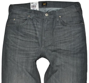 LEE spodnie SLIM regular grey jeans RIDER W28 L32