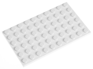 LEGO Płytka zwykła 6x10 3033 biała