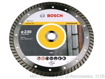 Кирпич бетонный клинкерный BOSCH DIAMOND DISC 230мм