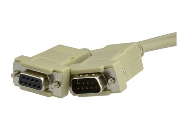Kabel przedłużacz szereg DSUB 9pin RS232 COM 10m