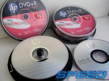 Диски HP DVD+R DL 8,5 ГБ данных МУЗЫКА игры ФИЛЬМЫ c.10