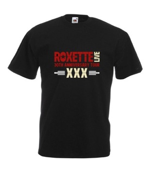МУЖСКАЯ ФУТБОЛКА ROXETTE С КОНЦЕРТНЫМ ДИЗАЙНОМ