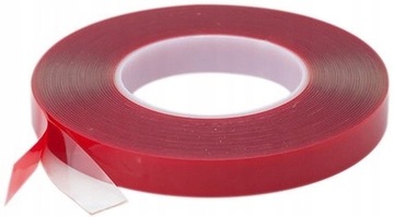 6mm/33m TAŚMA DWUSTRONNIE KLEJĄCA AKRYLOWA GR 1mm