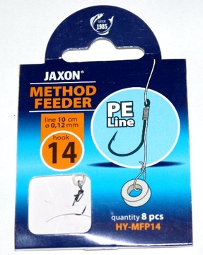 Przypon method feeder hak 14 plecionka 0,12mm