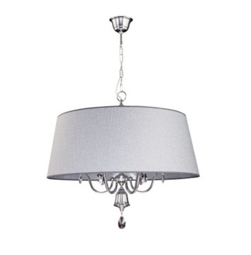 Lampa żyrandol zwis abażur chrom EGIDA 1605 J