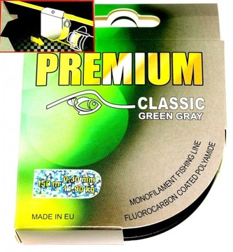 Żyłka wędkarska FLUOROCARBON PREMIUM classic 0,30
