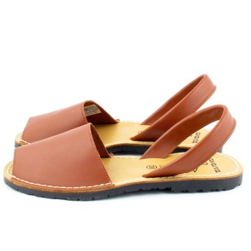 AVARCA 201 brązowe espadryle sandały 39290/41