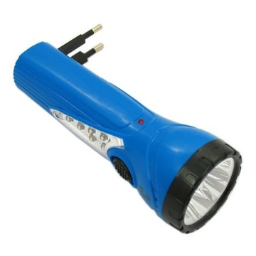 LATARKA AKUMULATOROWA DWUFUNKCYJNA DIODOWA 5+6 LED
