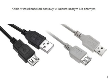 Разъем USB-кабеля, розетка - USB A - вилка A, 3 м