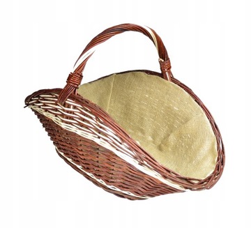 Каминная корзина плетеная WOOD BASKET XL ДЖУТ