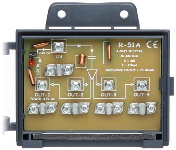 АНТЕННЫЙ РАЗДЕЛИТЕЛЬ R-51A АКТИВЕН