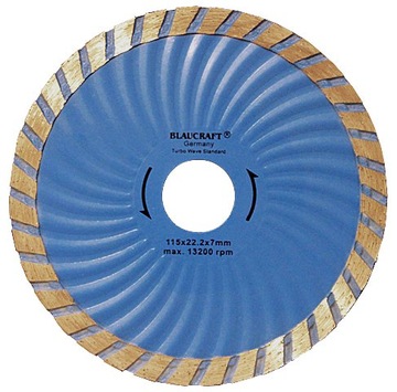 Tarcza diamentowa 115 TURBO WAVE BLAUKRAFT Tarcze