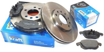 TARCZE + KLOCKI KRAFT PRZÓD OPEL VECTRA C 1.9CDTI