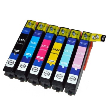 6x EPSON T2431 T2432 T2433 T2434 T2435 T2436 ZAM.