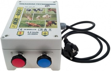 Pastuch elektryczny polski elektryzator sieciowy Agri 4000 -4,4 Jula