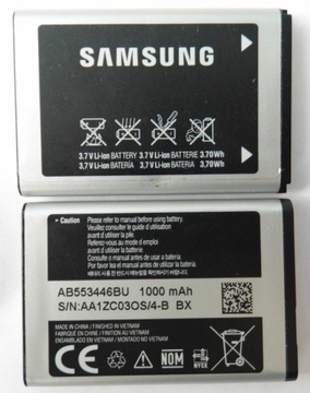 АККУМУЛЯТОР SAMSUNG SOLID B2100 C3300*AB553446BU