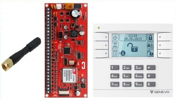 CENTRALA ALARMOWA PRIMA16 LCD ANTENA GENEVO