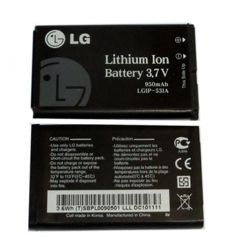 ORG BATERIA LG LGIP-531A KU250 KP100 KE770 Shine