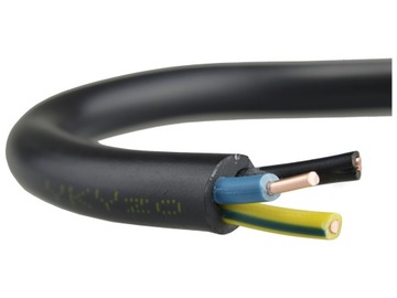 Kabel Okrągły elektryczny, ziemny YKY Elektrokabel 3 x 2,5 ( 1 szt= 20 mb)